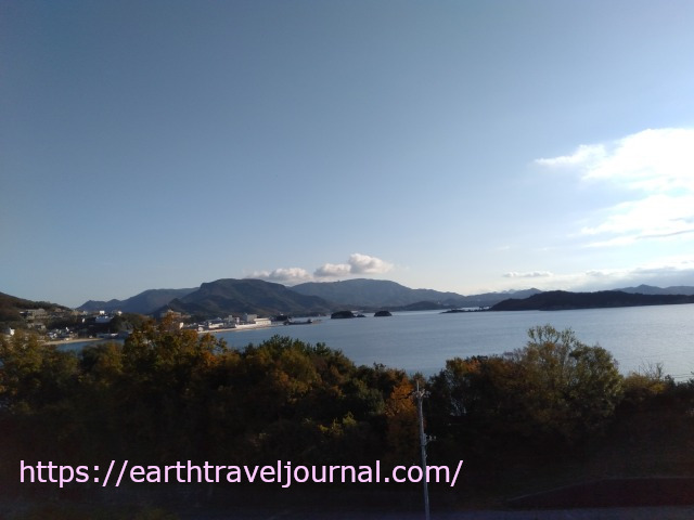 小豆島のおすすめホテル「太陽のおうち」のテラスからの眺望